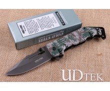Cold Steel DA89 Camouflage handle fast opening folding knife UD404507